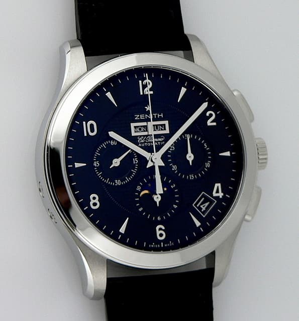 Zenith Class T Moon
El Primero
Black Dial