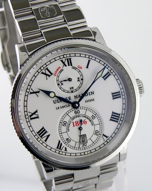 Ulysse Nardin Marine Chronometer 1846 Silver