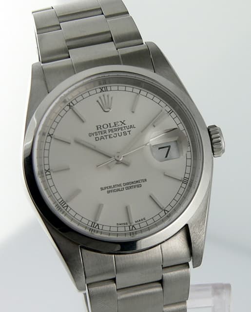 Rolex Datejust Silver Dial