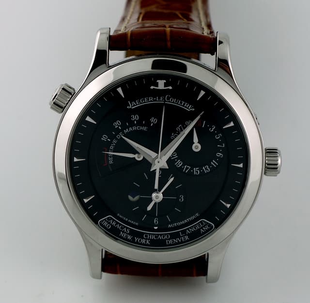 Jaeger LeCoultre Master Geographic SS Black 