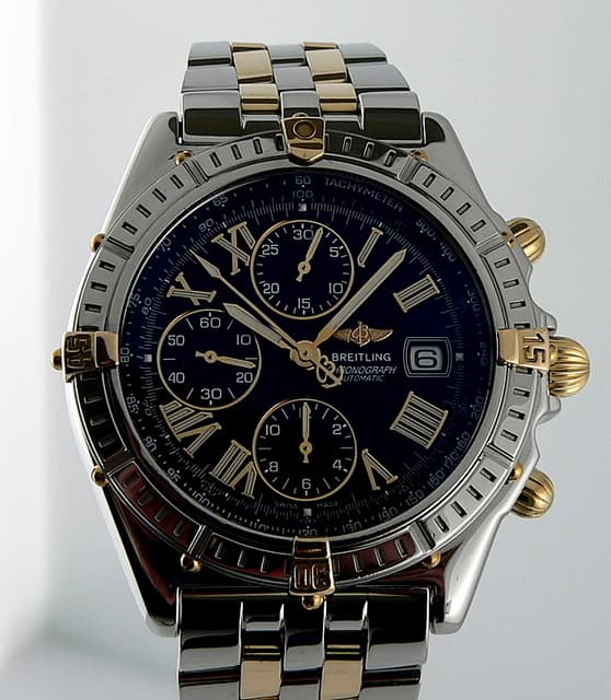 Breitling Crosswind SS/18K Black Dial