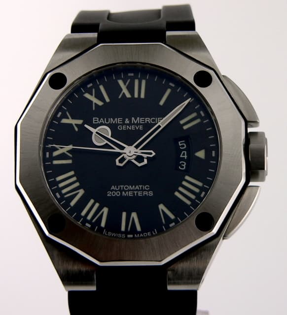 Baume & Mercier Riviera Automatic SS/Rubber