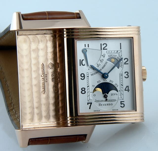 Jaeger LeCoultre Reverso Sun Moon Rose Gold