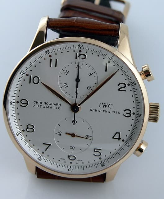 IWC Portugieser Chronograph RG Silver