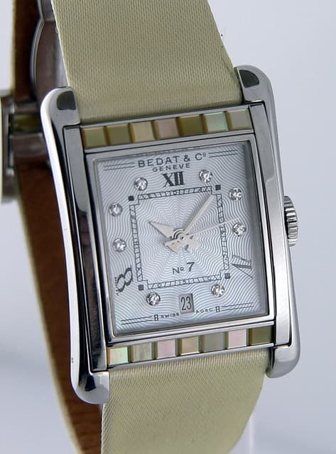 Bedat No. 7 Stainless Steel W/Mother Of Pearl