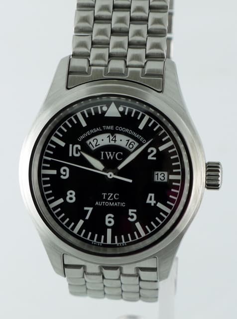 IWC UTC Black Dial SS/SS