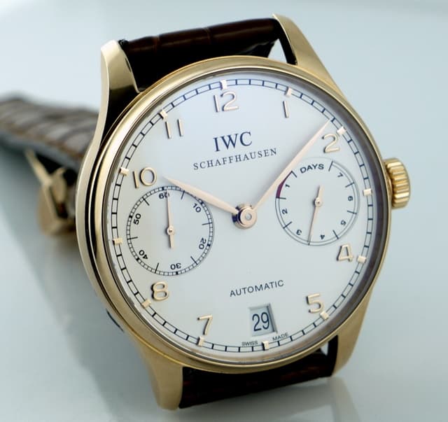 IWC NEW Portugieser 5001 Rose 7 Days