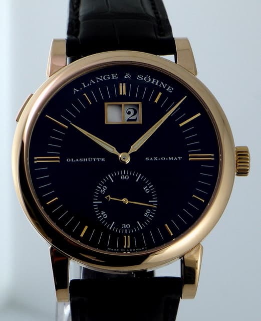 A. Lange and Sohne Grand Langematik Date Rose Gold