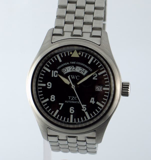 IWC UTC Black Dial SS/SS