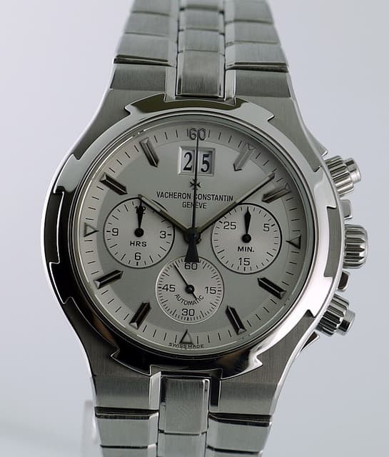 Vacheron Constantin Overseas Chronograph SS White Dial 