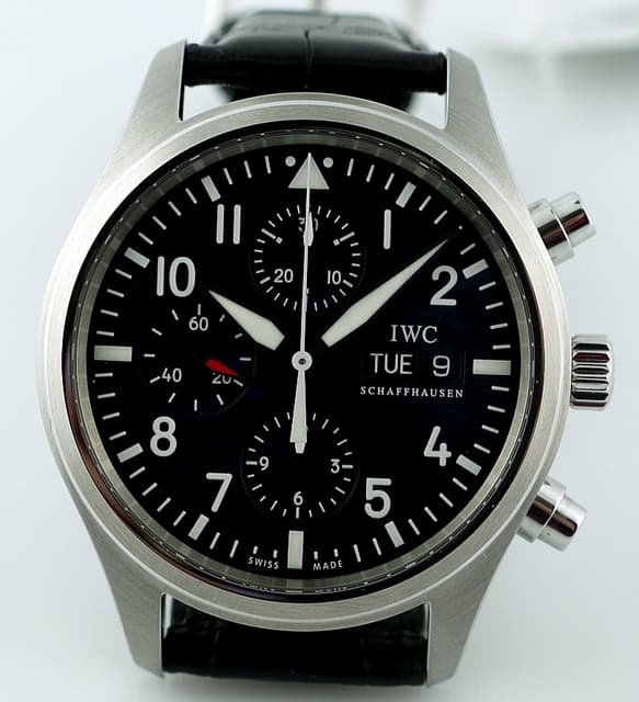 IWC Pilot Chronograph SS/Strap