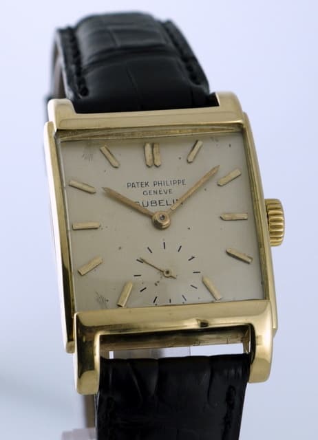 Patek Philippe 2476 Rectangular "Bombe"
18K YG