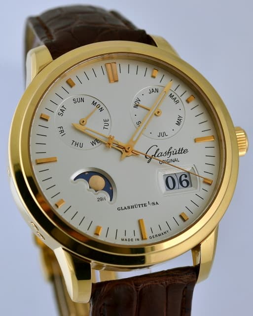 Glashutte Original Senator Calendar 18K RG 