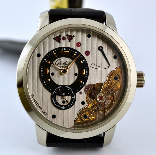 Glashutte Original Pano Inverse 18K WG NEW