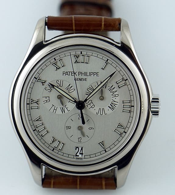 Patek Philippe Annual Calendar Silver Dial WG