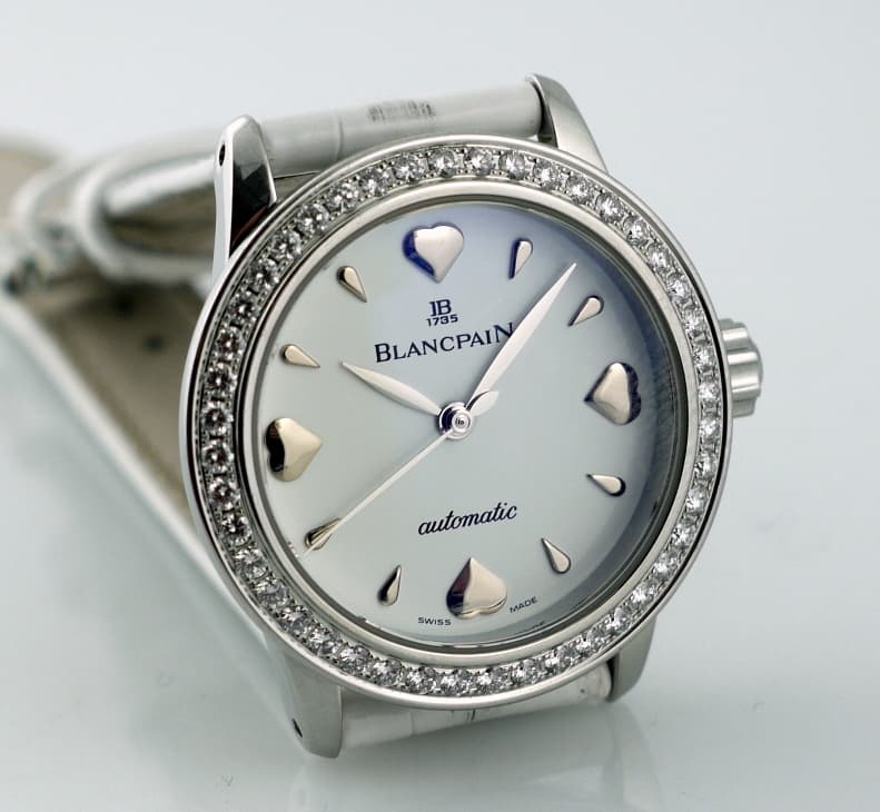 Blancpain 2102 SS/Strap
Diamond Bezel
Heart