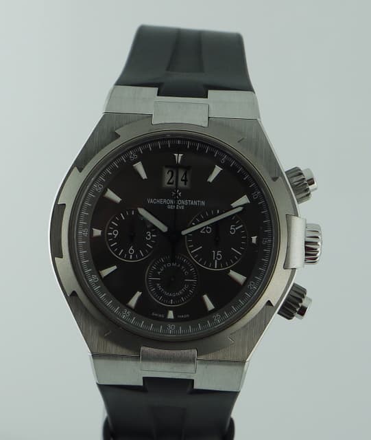 Vacheron Constantin Overseas Chronograph SS Gray Dial / Rubber Bracelet 