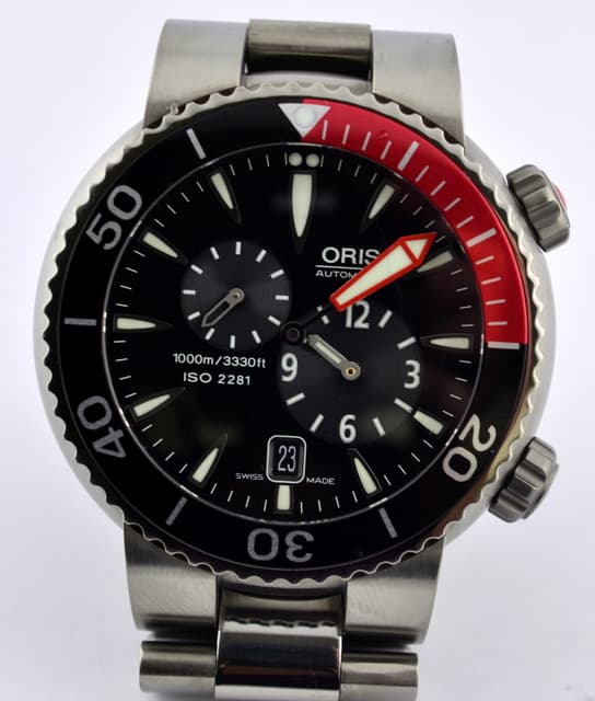 Oris TT1 Meistertaucher Regulator Titanium / Titanium