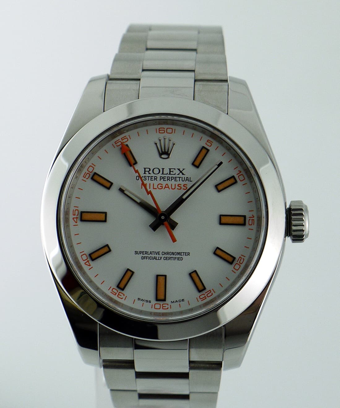 Rolex Milgauss White Dial
SS/SS