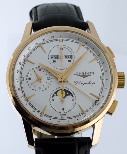 Longines Flagship Heritage
Chronograph Complete Calendar RG

