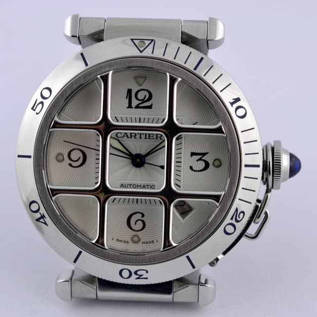 Cartier Pasha SS/SS w/Grid 38mm