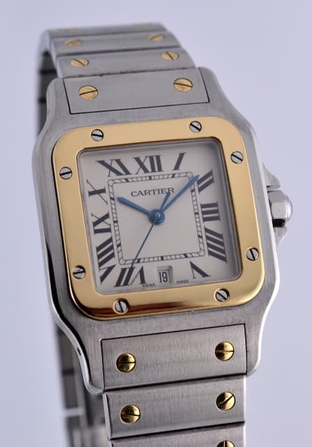 Cartier Santos SS/18K Quartz 29mm x 29mm