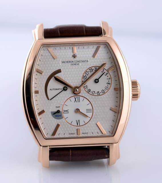 Vacheron Constantin Malte Tonneau Dual Time 18K RG W/Deployant