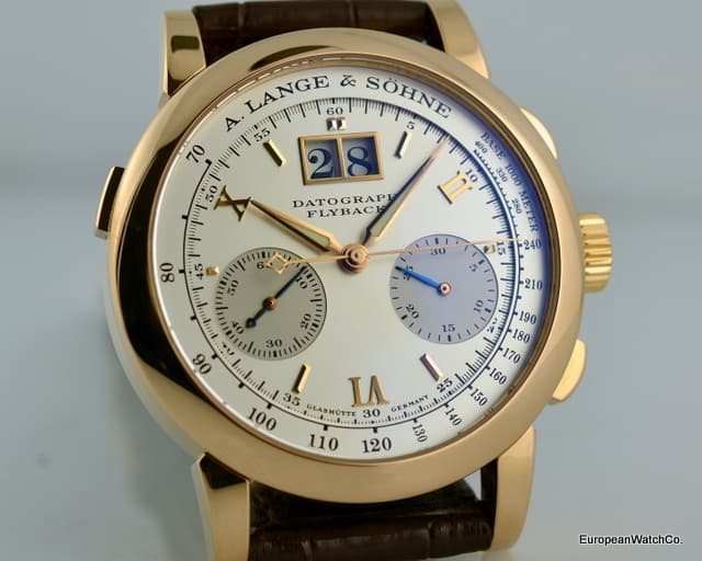 A. Lange and Sohne Datograph 18K Rose Gold