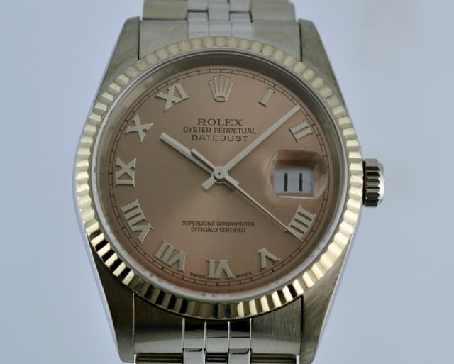 Rolex Datejust SS/SS Salmon Dial Y Series (2003)