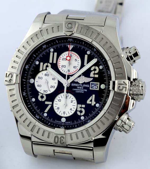Breitling Aeromarine Super Avenger SS/SS Black