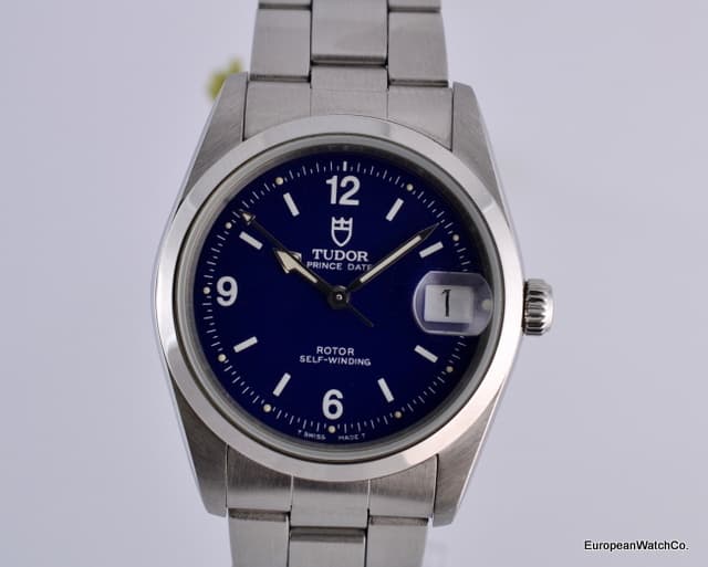 Tudor Oyster Prince Blue Dial Automatic 35MM