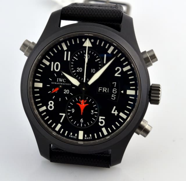 IWC Top Gun Ceramic Split-Second Rattapante NEW