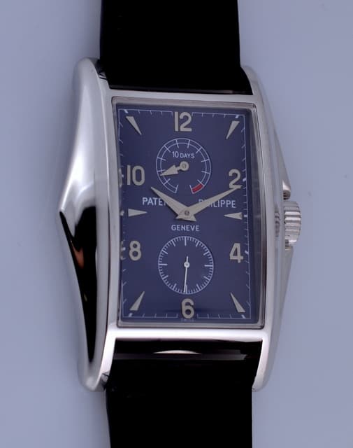 Patek Philippe 10 Day Power Reserve White Gold Blue Dial