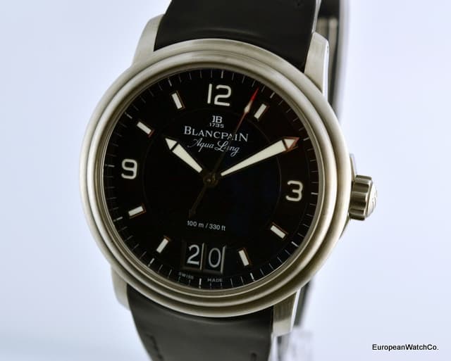 Blancpain Aqualung SS Big Date Rubber Strap 40MM Limited 