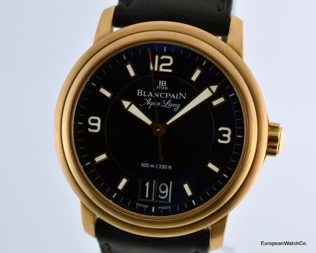 Blancpain Aqualung RG Big Date Rubber Strap 40MM Limited