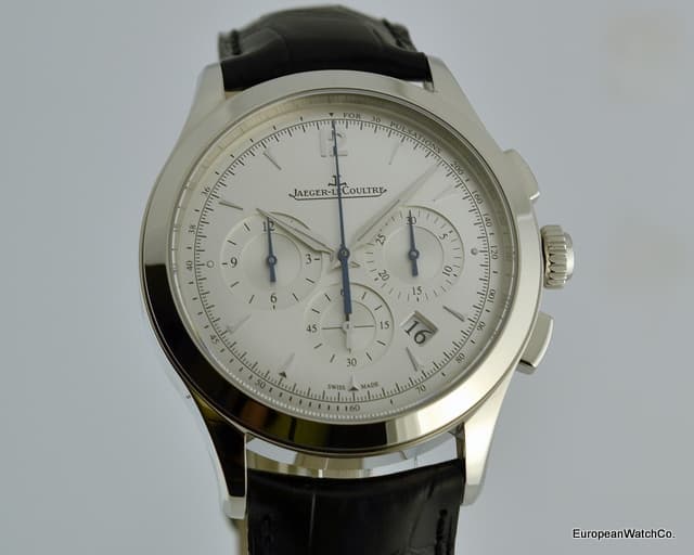 Jaeger LeCoultre Master Chronograph SS Silver Dial