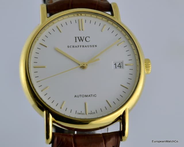 IWC Portofino Automatic 18K Yellow Gold 38MM White Dial
