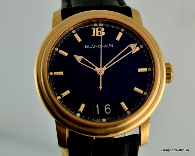 Blancpain Leman Big Date 18K Rose Gold LIMITED