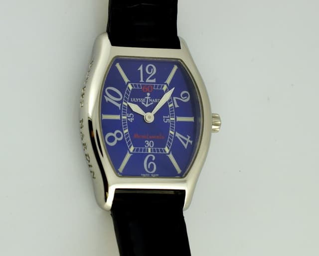 Ulysse Nardin Lady's Michelangelo  Steel Blue Dial 