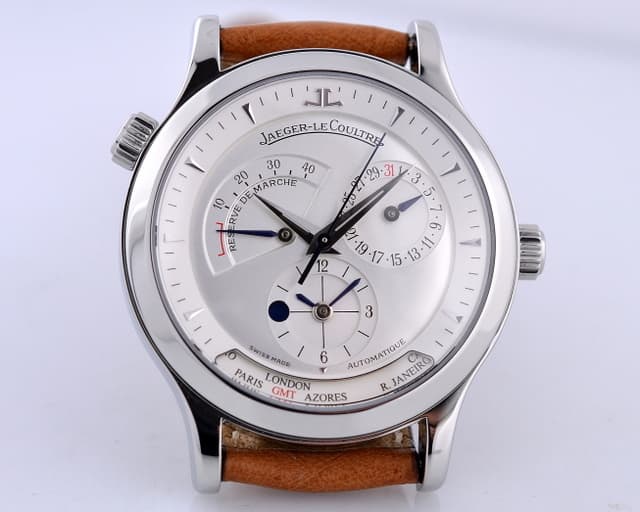 Jaeger LeCoultre Master Geographic Silver Dial SS 38MM 
