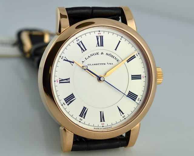 A. Lange and Sohne Richard Lange 18K Rose Gold 