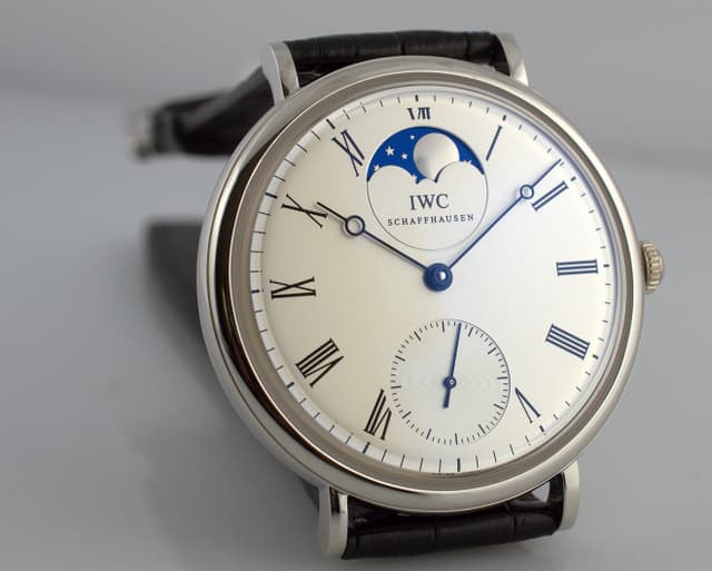 IWC Portofino Manual Wind Vintage Collection Moon Platinum NEW