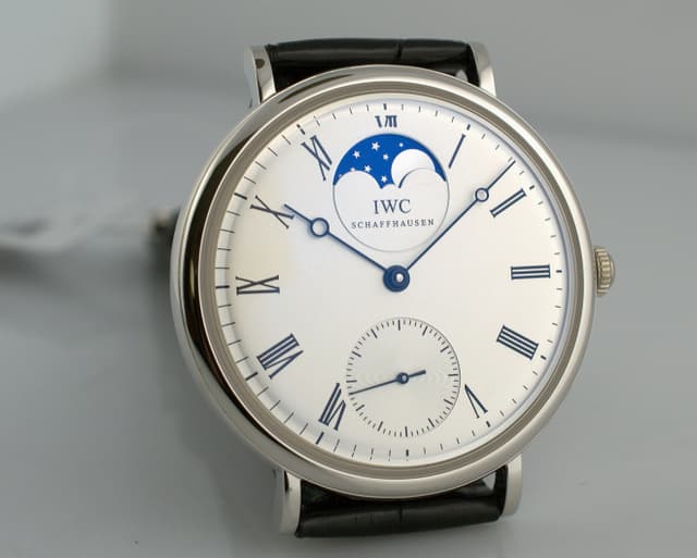 IWC Portofino Manual Wind Vintage Collection Moon Platinum LIMITED NEW