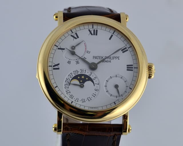 Patek Philippe Power Reserve Half-Hunter Moon Phase 5054J 18K Yellow Gold