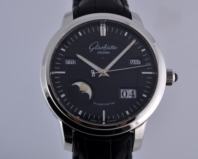 Glashutte Original Senator Perpetual Calendar Black Dial Platinum LIMITED
   