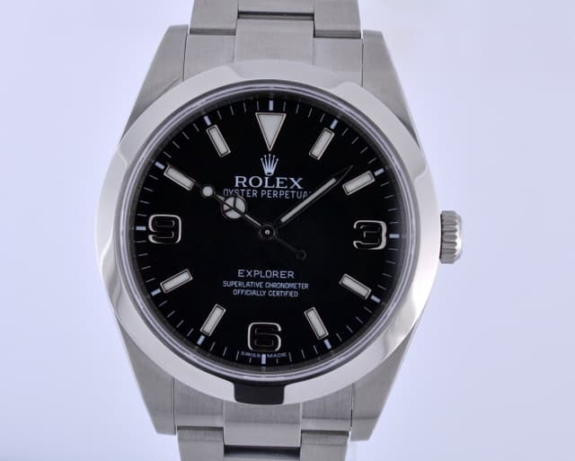 Rolex Explorer I SS/SS Black Dial G Series (2011)


