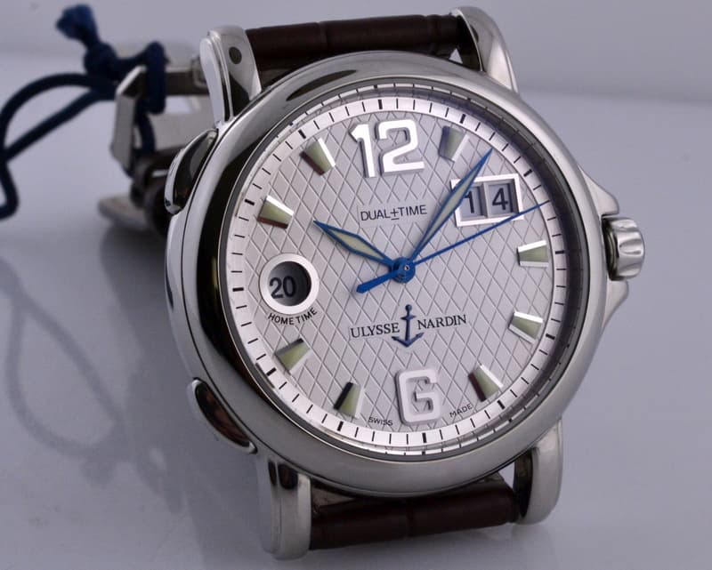 Ulysse Nardin GMT San Marco GMT Big Date SS 40MM Silver Dial