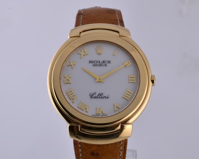Rolex Cellini 18K Yellow Gold White Dial Roman
Quartz