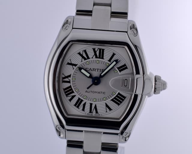 Cartier Roadster Mid-Size SS/SS
Silver Dial