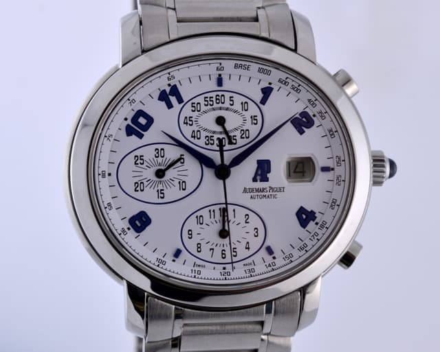 Audemars Piguet Millenary Chronograph SS / SS White Dial 